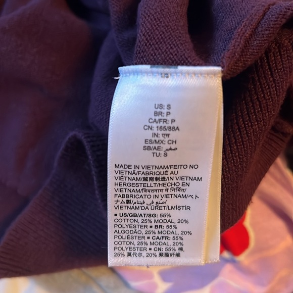 Amazon Essentials Purple Cotton Crew Neck Shirt - Picture 4 of 4